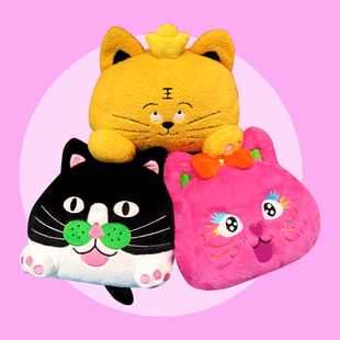 UODYCOCO有蒂棵棵原创可爱毛绒抱枕被子两用办公室午睡毯子靠枕