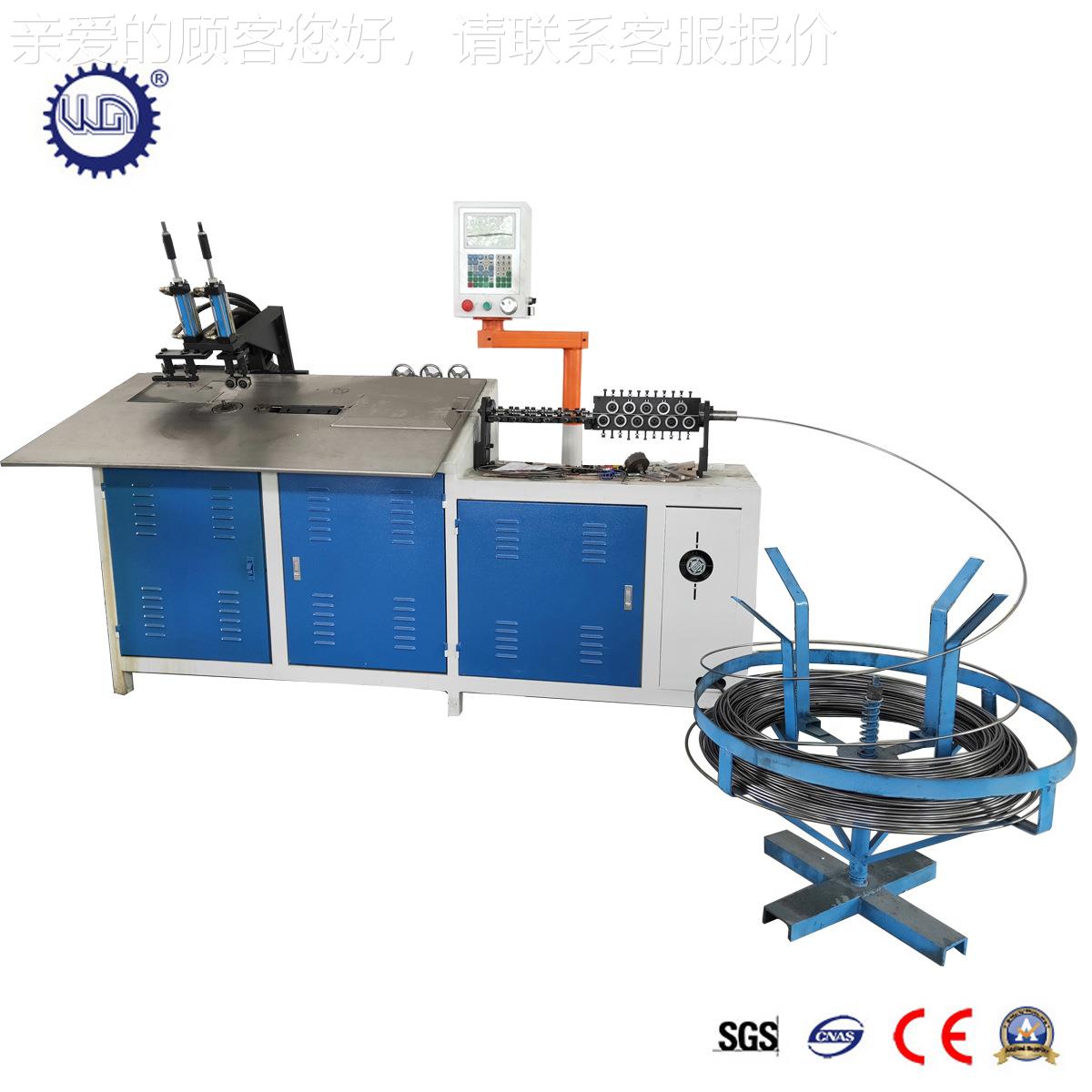 二维不锈钢圆线扁折弯弯钢机材 2D不锈丝GT-WB-10弯线机 数控二维