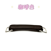 Одна коричневая ручка из искусственной кожи (только ручка)