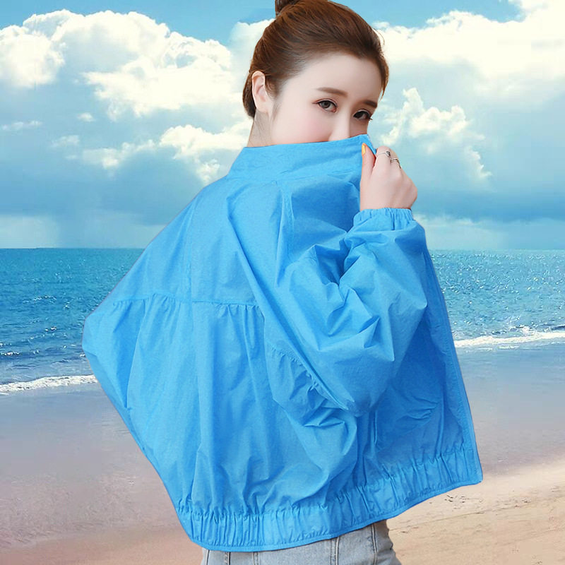 冰丝透气短款韩版防晒衣女夏季