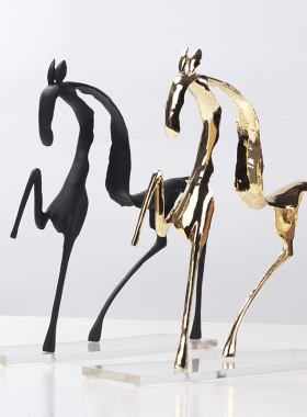 新中式样板间软装饰品书房办公室