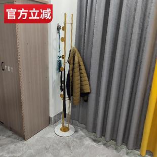 轻奢家用简易衣服实用挂钩架 大理石铁艺衣帽架卧室落地挂衣架欧式