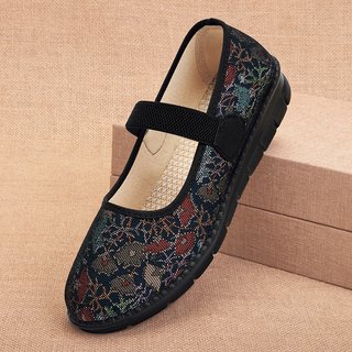 老北京布鞋女新款官方旗舰店正品2024奶奶鞋中老年透气防滑妈妈鞋