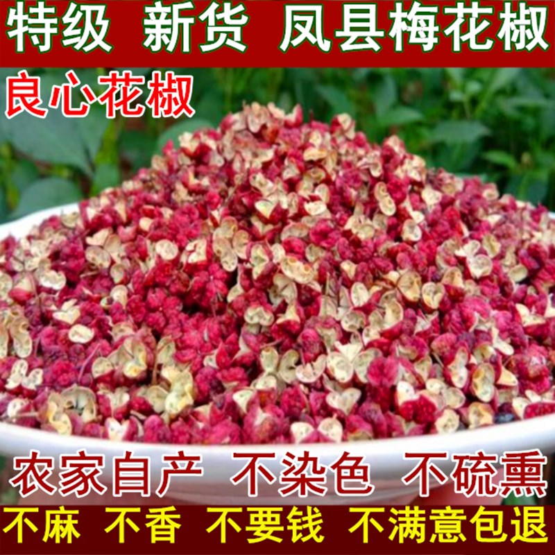 特正宗大红袍花椒粒食用级调料麻辣卤料陕西凤县花椒贡椒武都花椒
