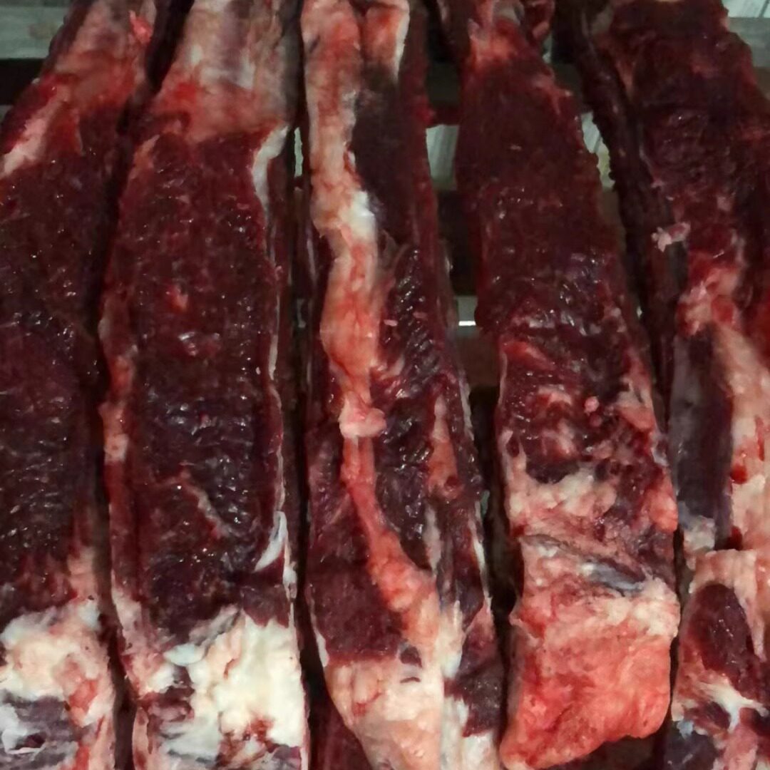 农家新鲜土黄牛肉牛排骨牛现杀