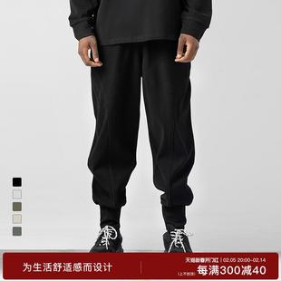 潮牌重磅卫裤 直筒裤 男裤 宽松束脚裤 子针织运动裤 BODYDREAM休闲裤