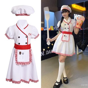 小厨师甜点装扮鹿的角网红同款扮演烘焙人物cosplay女款COS服装