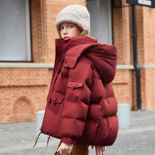 女童羽绒服冬季2025新款中大童女装外套加厚保暖洋气儿童白鸭绒冬
