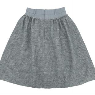 YOUWEI有尾2024春季女装鹿绒双腰头半裙Y5824121