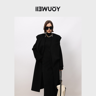 YOUWEI 单顺羊毛简约长马甲Y3623405 优惠专属