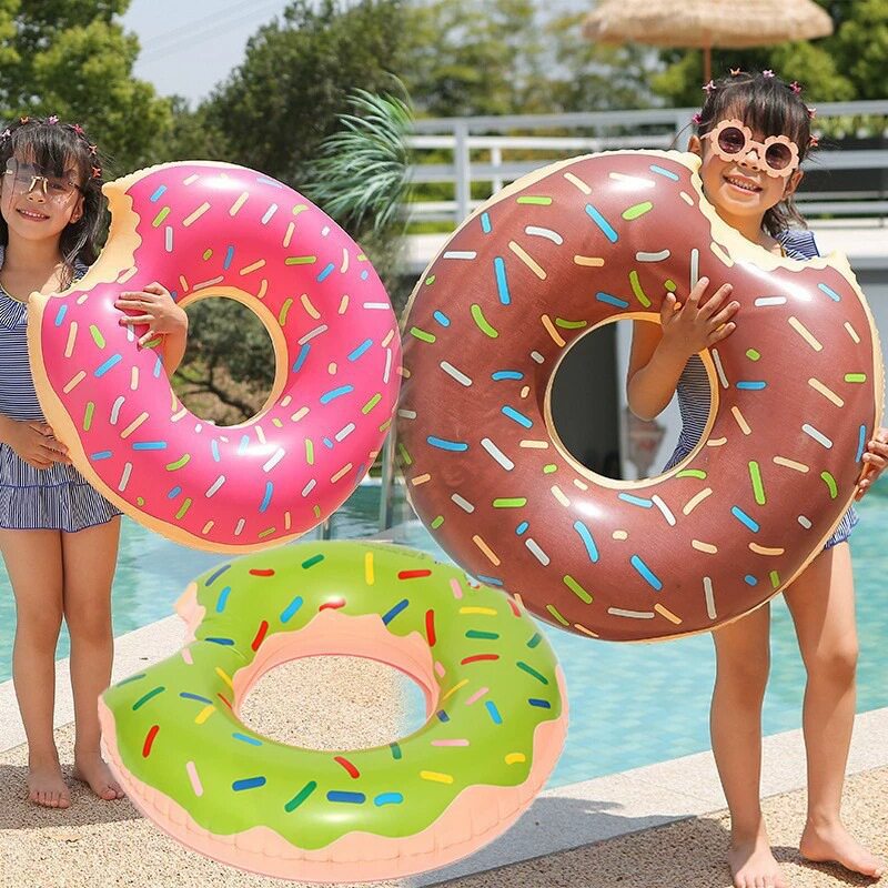 儿童游泳圈男童女童腋下圈成人腰圈救生圈小孩大人游泳装备水晶圈