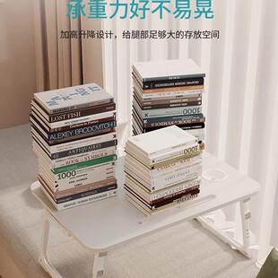 可升降床上小桌子宿舍上铺电脑桌折叠桌学习桌家用可折叠小桌板