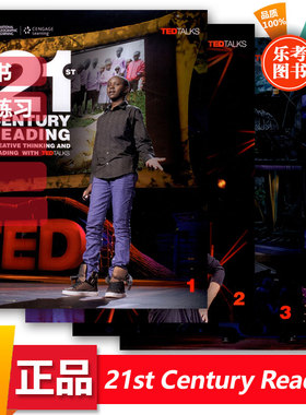 原版进口 美国国家地理21st Century Reading 1/2/3/4级 21世纪阅读教材 青少年英语阅读专项训练书 TEDTALKS演讲教材