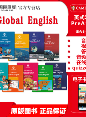 原版 剑桥国际少儿英语第二版 Cambridge Global English 1/2/3/4/5/6/7/8/9 starters预备级 YLE/KET/PET考试剑桥大学出版社