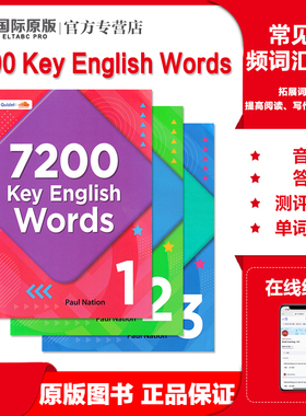 原版少儿英语词汇书 7200 Key English Words 9-15岁初高中英语词典 KET/PET剑桥雅思中考高考核心词汇 4000词升级版