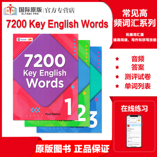 原版少儿英语词汇书 7200 Key English Words 9-15岁初高中英语词典 KET/PET剑桥雅思中考高考核心词汇 4000词升级版