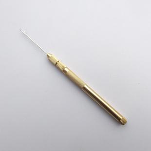 美发硅毛接发驳i发金属钩针带舌头勾针串珠假发脏辫羽胶轻增发钩