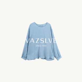 【VAZSLVE/全新奢品】捡漏-韩系简约圆领衬衫上衣-BO11766