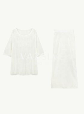 【VAZSLVE/全新奢品】捡漏-百搭圆领半裙两件套-BO2888