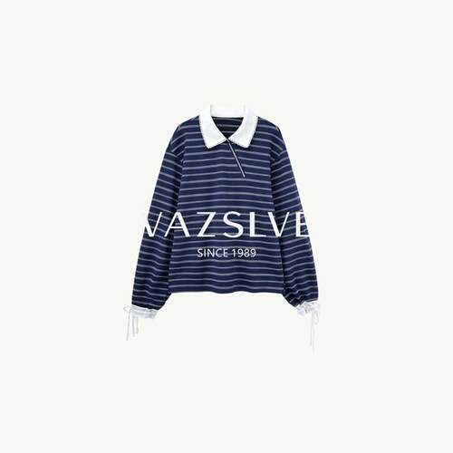 【VAZSLVE/全新奢品】捡漏-新款时尚百搭条纹长袖T恤-BO1975