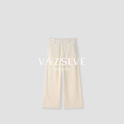【VAZSLVE/全新奢品】捡漏-秋冬阔腿休闲裤灯芯绒长裤-6XLLH1447