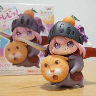 Q版耄耋猫猫骑士Doro桃乐丝手办堂吉诃德式冲锋潮玩机箱桌面摆件