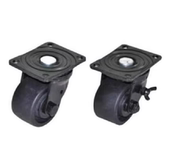 CRB17 D75B D75C CRB16 NN万向86X60脚轮i. NN螺丝边刹车替代J