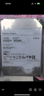 零通电通用西数 WD16T 硬盘 WUH721816ALE6L4 DC HC550企业级机械