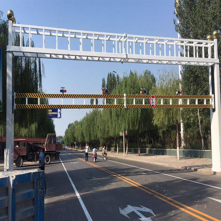 热卖智能升降限高架龙门杆乡村道路高速公路小区液压电动限高杆