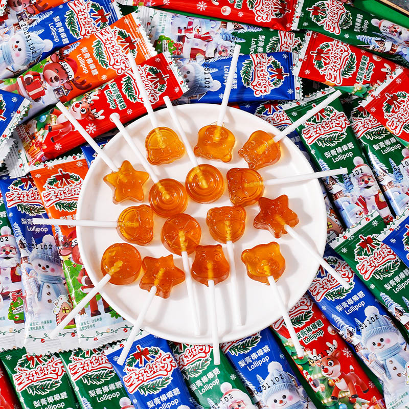 圣诞棒棒糖秋梨膏棒棒糖