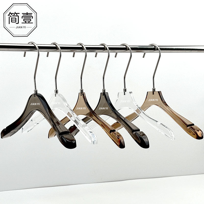 服装专用衣架亚克力实心衣撑定制