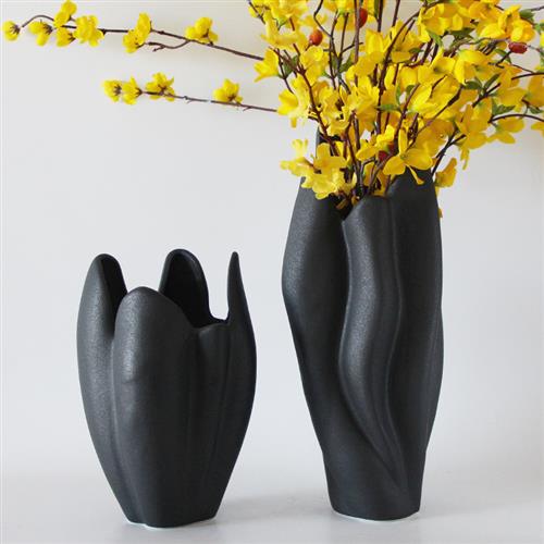 景德镇花瓶摆件花器客厅花盆陶瓷器插花欧式简约瓷瓶摆设家用陶罐