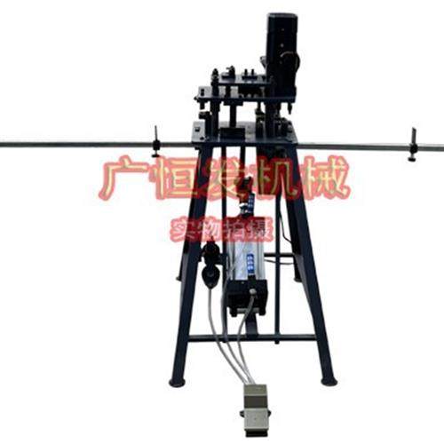 极简玻璃铝框门拉手冲孔器气动模具打孔器20极简玻璃衣柜门冲孔机