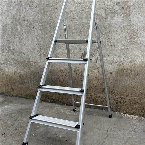 铝合金多功能扶手特厚加粗人字踏板折叠工程装修登高轻便家用梯子
