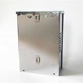 监控101不锈钢防水箱280加深款 带锁工程专用网络配电箱