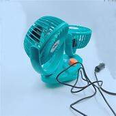 5.5寸车载风扇12V24伏通用汽车用小电扇大货车双头摇头大风力静音