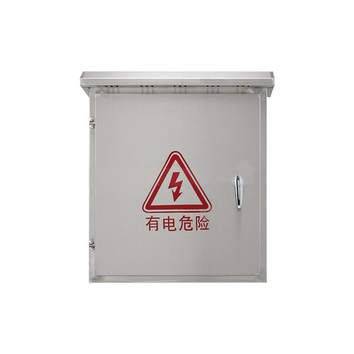 不锈钢304配电箱户外防雨箱动力柜监控落地抱箍室外防水布线 定做