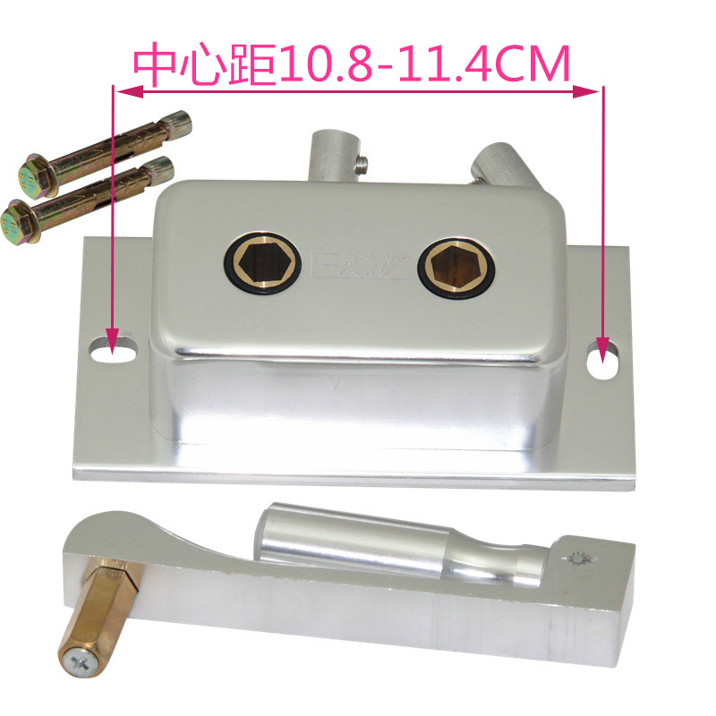 晾衣架手摇器通用阳台手柄升降器凉衣晒衣架摇手器配件摇把铜机芯