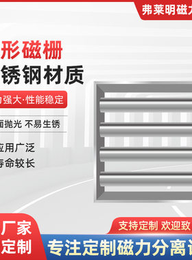 方形磁栅12000高斯永磁除铁器