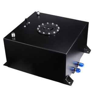 汽车40L副油箱铝合金缓冲罐镜面抛光电池塑料盖带传感器燃油箱