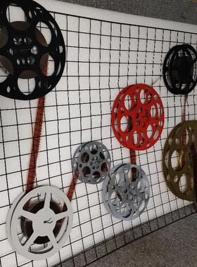 覆古怀旧老电影胶片35毫米35mm胶片胶卷电影片夹创意道具摆件套装