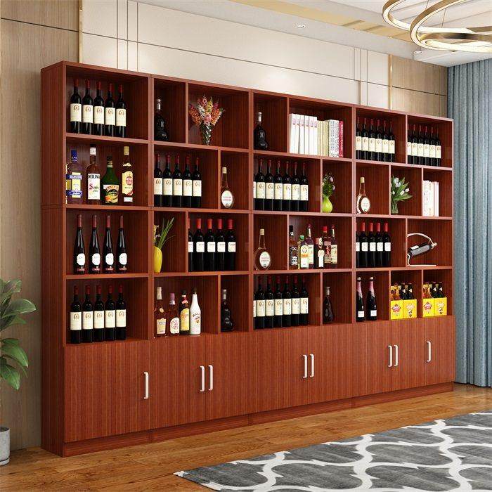 红酒柜展示柜客厅隔断展示架酒架茶叶家用酒柜落地柜陈列烟柜货柜