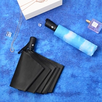 Двухэтажный автоматический складной зонтик, большой велосипед тандем, звездное небо подходит для мужчин и женщин на солнечной энергии, полностью автоматический