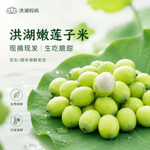 洪湖新鲜嫩莲子米生吃脆甜