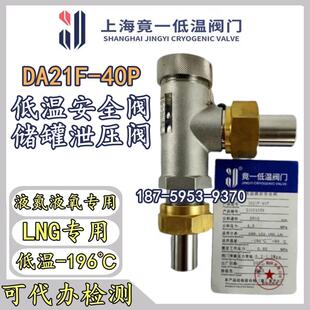 40P低温安全阀液氮液氧LNG管道保护储液罐泄压 上海竟一实业DA21F