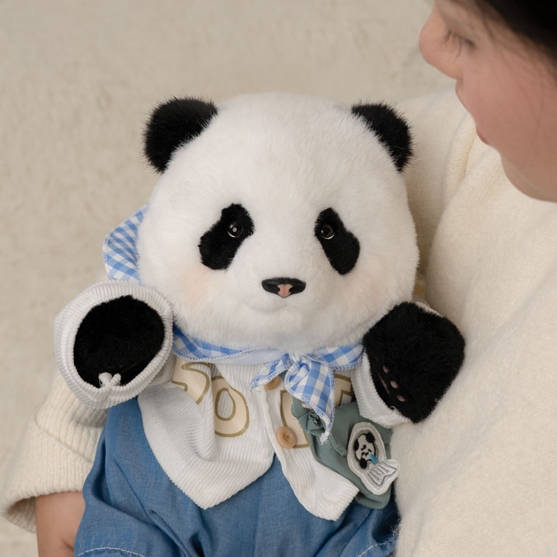 西柚熊猫mini北辰熊猫玩偶