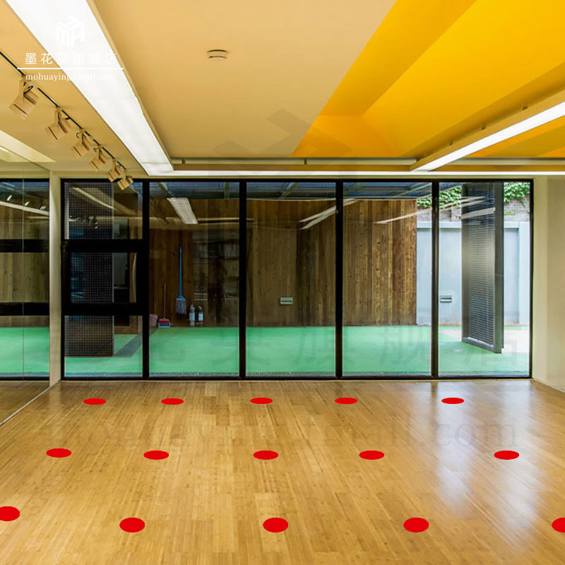 舞台定点贴幼儿园点位贴彩色圆点教室地面防水定位贴站位地标贴纸