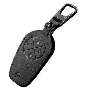 蔚来卡片钥匙套es6/ES8/EC6ET7汽车钥匙包 钥匙扣翻毛皮NFC卡套