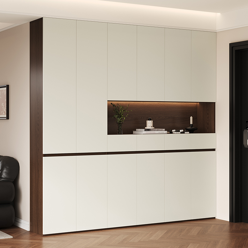 ENF级欧松板鞋柜大容量收纳柜