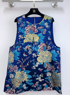 云朵小众设计26年早春新中式时尚宽松显瘦无袖马甲J477